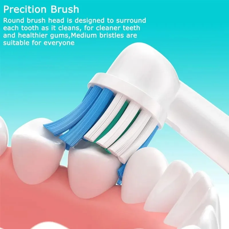 4/8/12/16 Stück Ersatz-Zahnbürstenköpfe, kompatibel mit Oral-B Braun Professional elektrischen Zahnbürstenköpfen, Bürstenköpfe – Detail 10