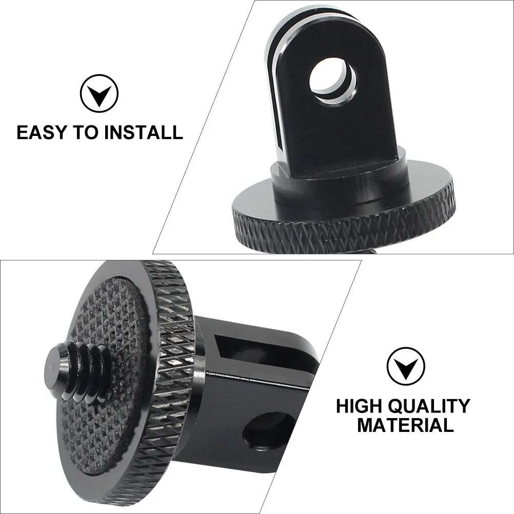 

2Pcs Tripod Mount Adapter 14 Inch 20 Thread Screw Aluminum Alloy Universal Camera Holder for Action Camera Accessories