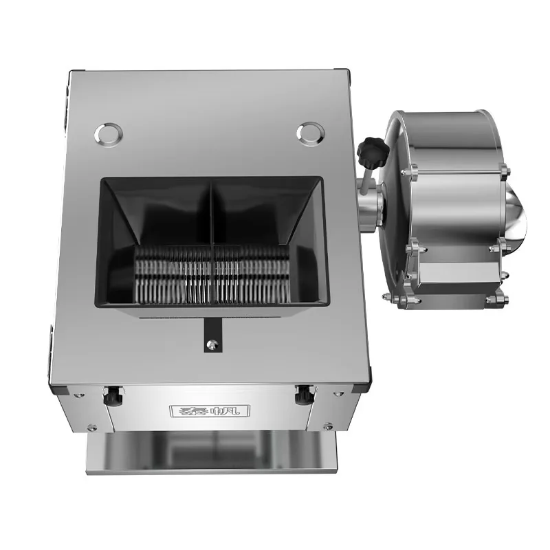 Машина для резки мяса и овощей из нержавеющей стали, измельчитель, электрическая слайсер для еды, коммерческий многофункциональный нож для измельчения 220 В/110 В, руководство