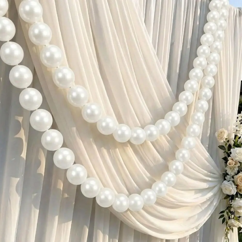 

Romantic Pearl String Ornament Wedding DIY 3D Pearl String Pendant Party Supplies Birthday Pearl Wreath Decoration Mothers Day