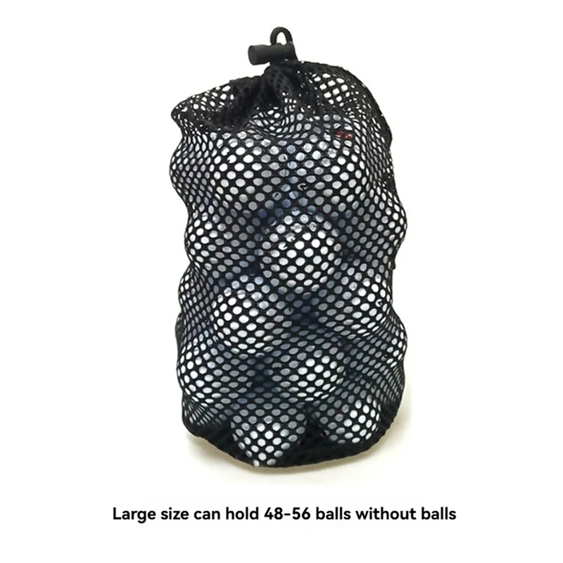 NEW-Golf Mesh Bag Nylon Mesh Bag For Golf Balls To Carry Around And Store Golf Balls