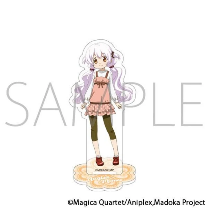 Anime Puella Magi Madoka Magica Kaname Madoka School Uniform Style Acrylic Stand Model Plate Keychains Desk Decor