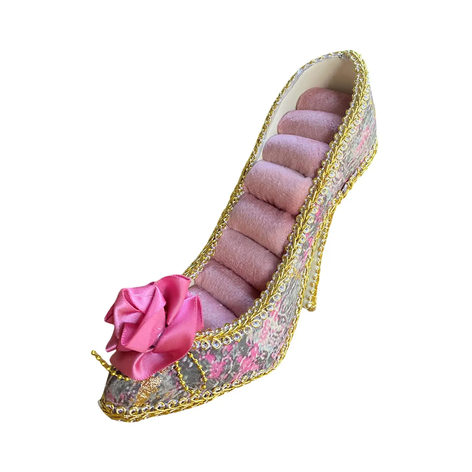 Rings Display Stand High Heel Rings Organizer for Dresser Countertop Stores