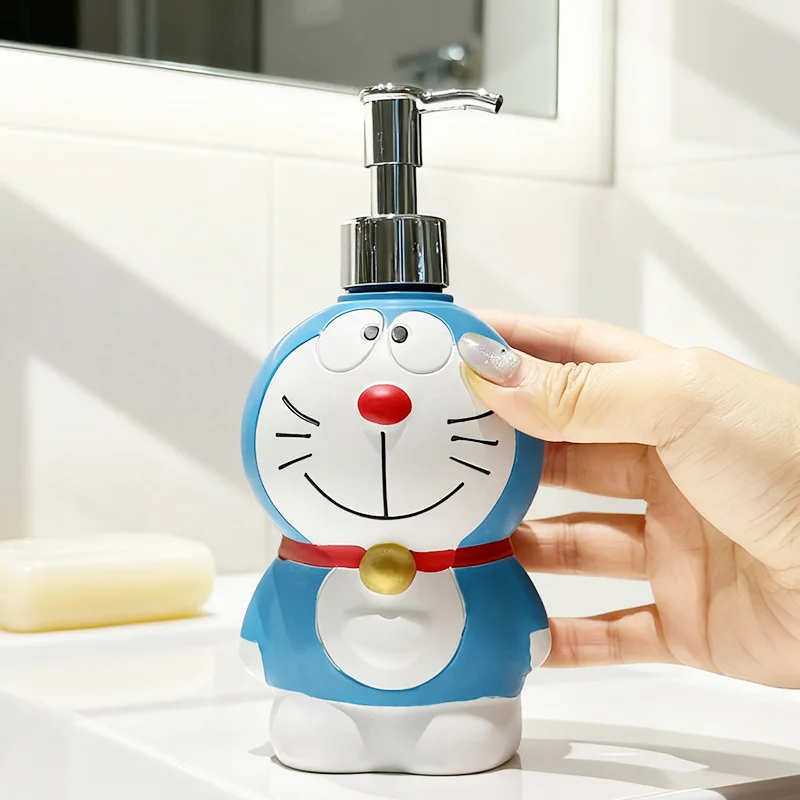 

Kawaii Doraemon Series Pressing Bottle Cartoon Character Creativity Model Bathroom Shower Gel Shampoo Water Separate Bottling