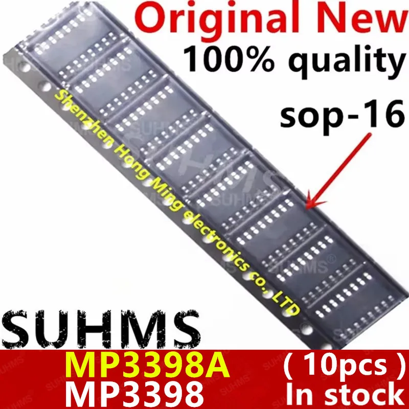 (10piece)100% New MP3398A MP3398AGS MP3398AGS-Z MP3398 MP3398GS MP3398GS-Z sop-16