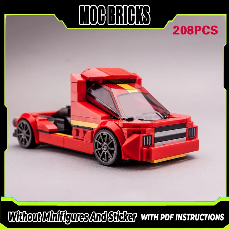 

City Car Model MOC Building Bricks Classic Transport Truck Modular Technology Gifts Holiday Assemble Children Toys Suit