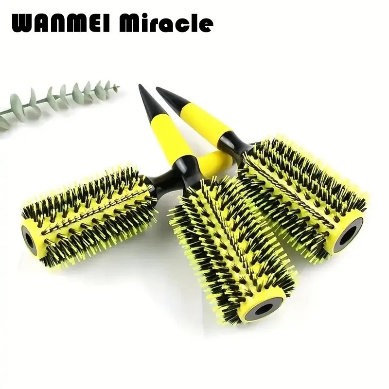 1 stücke Entwirren Aluminium Rohr Roller Haarbürste Heißer Aluminium Rohr Lockiges Haar Roller Haar Pinsel Tragbare Salon Haar Styling kamm