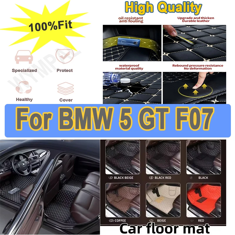 

Luxury Car floor mats for BMW 5 GT F07 535i 528i（Five seats）2014 2015 2016 2017 Auto Pads Automobile Carpet Cover Interior Mat