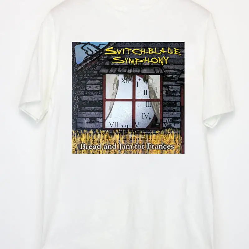 Switchblade Symphony pan y mermelada para Frances camiseta blanca 1F739