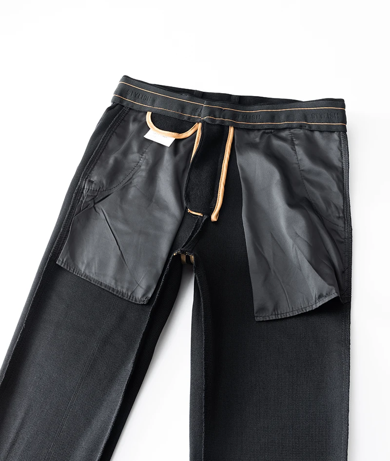 กางเกงขายาวทรงตรงผ้าวูลผสมไลโอเซลล์คุณภาพสูง ไม่ต้องรีด ยี่ห้อใหม่ แฟชั่นลำลอง ธุรกิจ ออฟฟิศ เสื้อผ้าผู้ชาย 2025