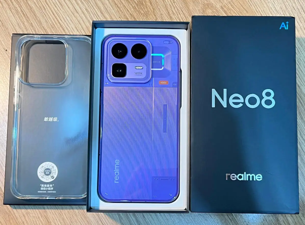 Realme Neo 8 Unlocked 165Hz Snapdragon 8 Gen5 50MP OIS 8000mAh 80W