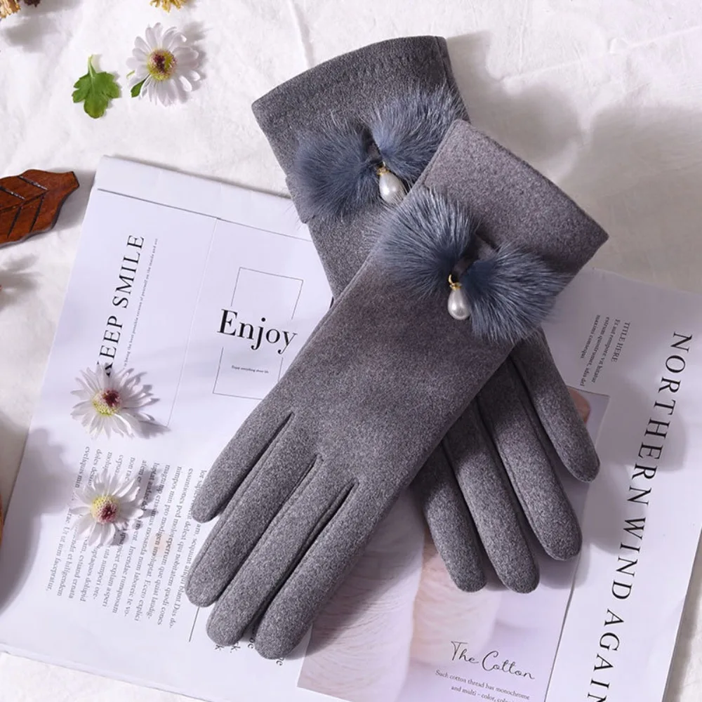 New Touchable Screen Winter Gloves Warm Full Finger Touch Screen Gloves Skiing Gloves Autumn Winter