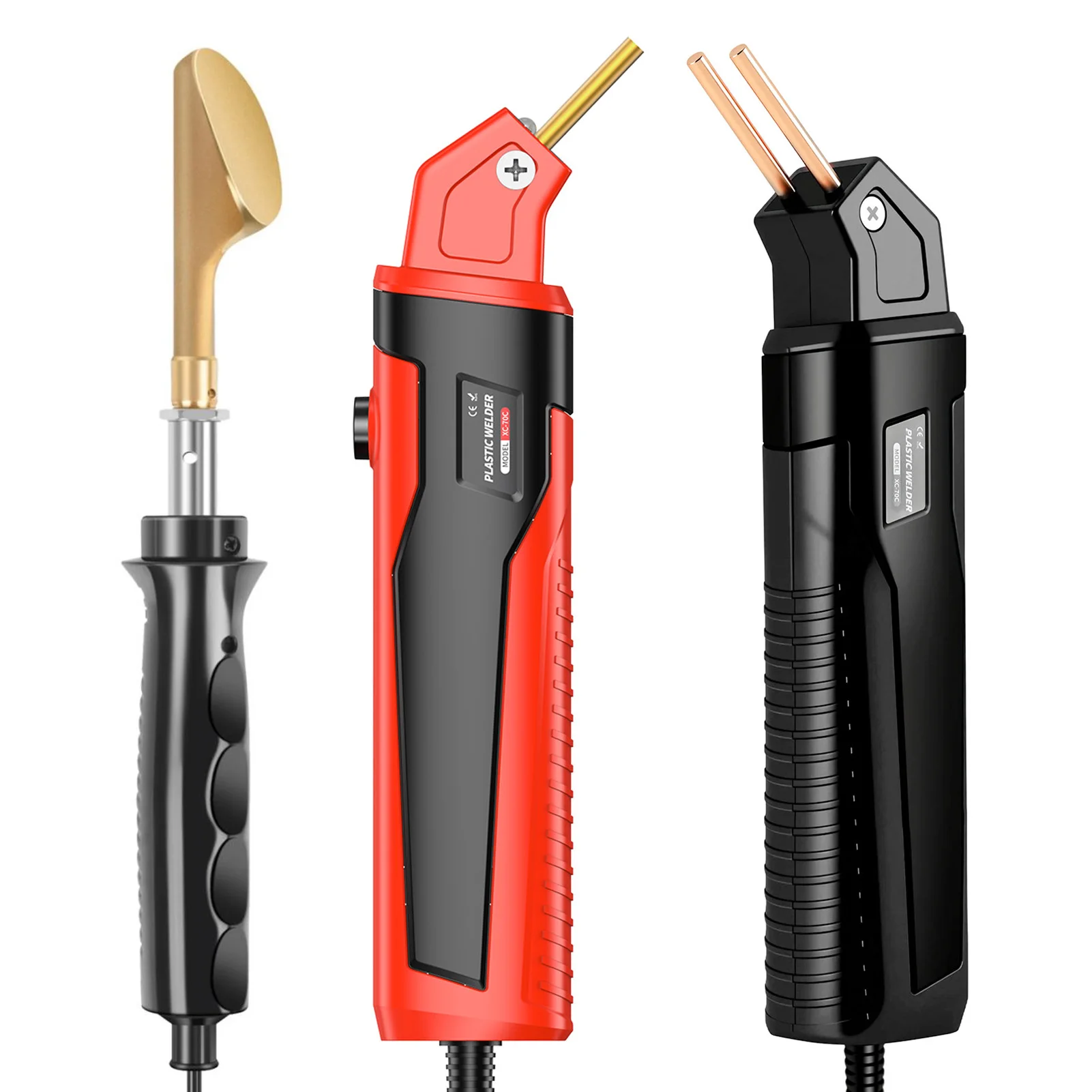 

Plastic Welding Machine Repair Tool Kit 5 in 1, Crack Repair with Patent Pin Design, Wide Application Home and Auto Use