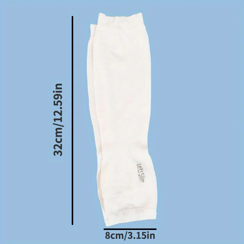 High Elasticity Cooling Ice Silk Compression Arm Sleeves, UV Protection Arm Sleeve, Outdoor Sports Cycling and Daily Use and so.