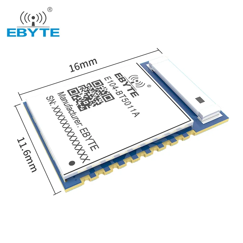 nRF52810 Bluetooth 5.1 2.4GHz Long Range Serial To BLE Bluetooth Master-Slave Integrated Wireless Module EBYTE E104-BT5011A