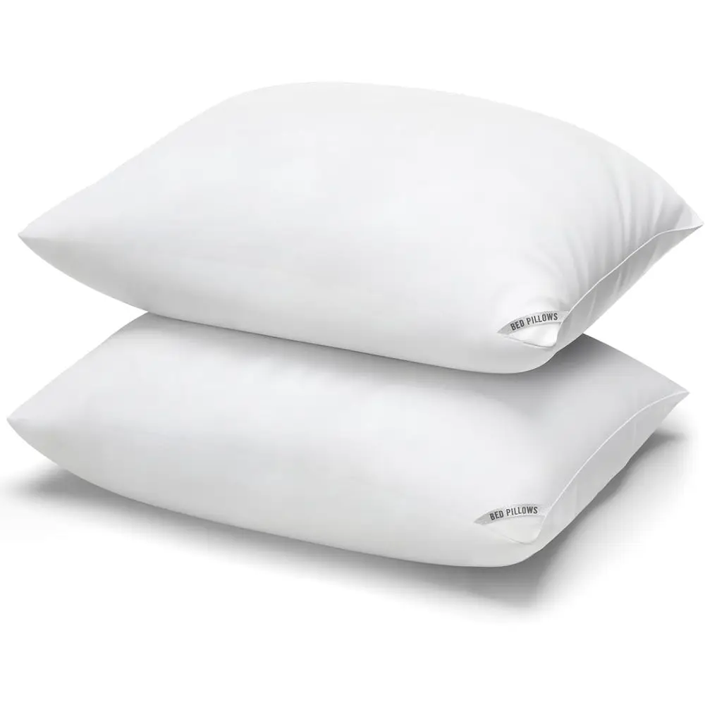 

Premium Standard Pillows, 2-Pack, Hypoallergenic, Ideal for Stomach and Side Sleepers