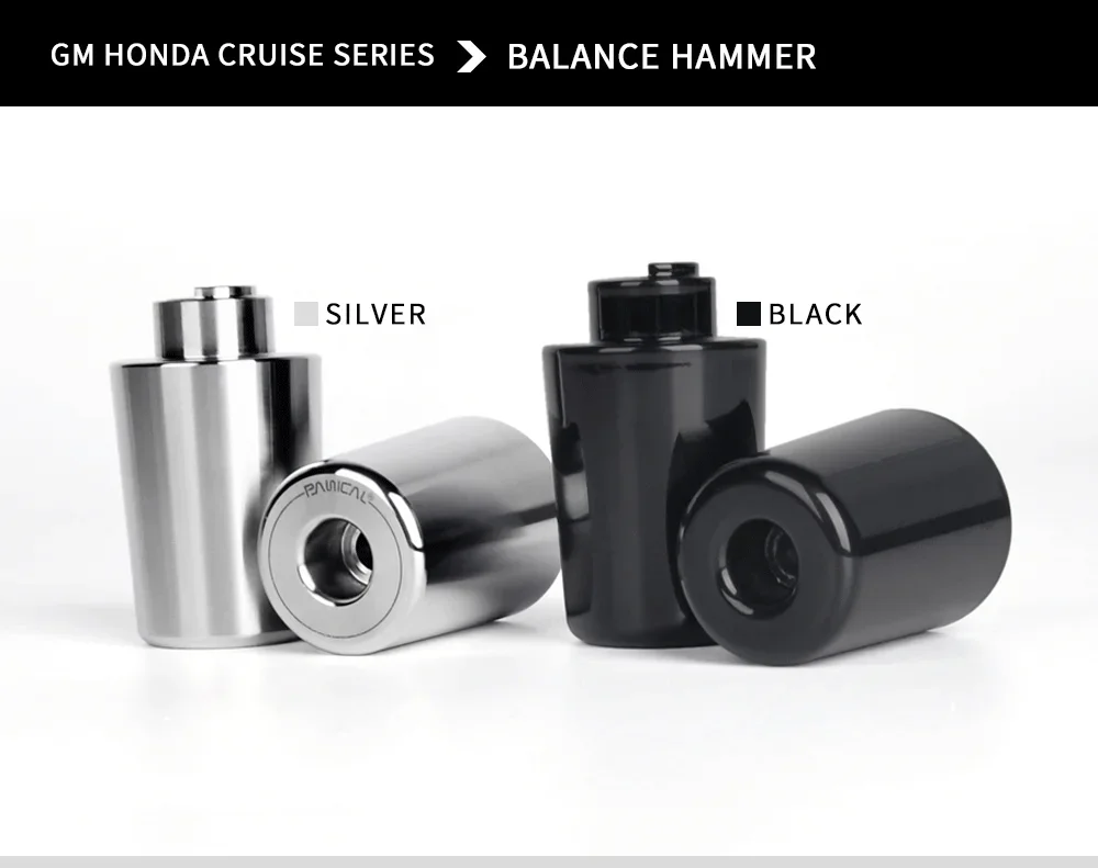 Motorcycle Handlebar End Aluminum Handle Cap Balanced Plug Rod End Handle Balancer For Motorbike Motocross For Honda GoldWing