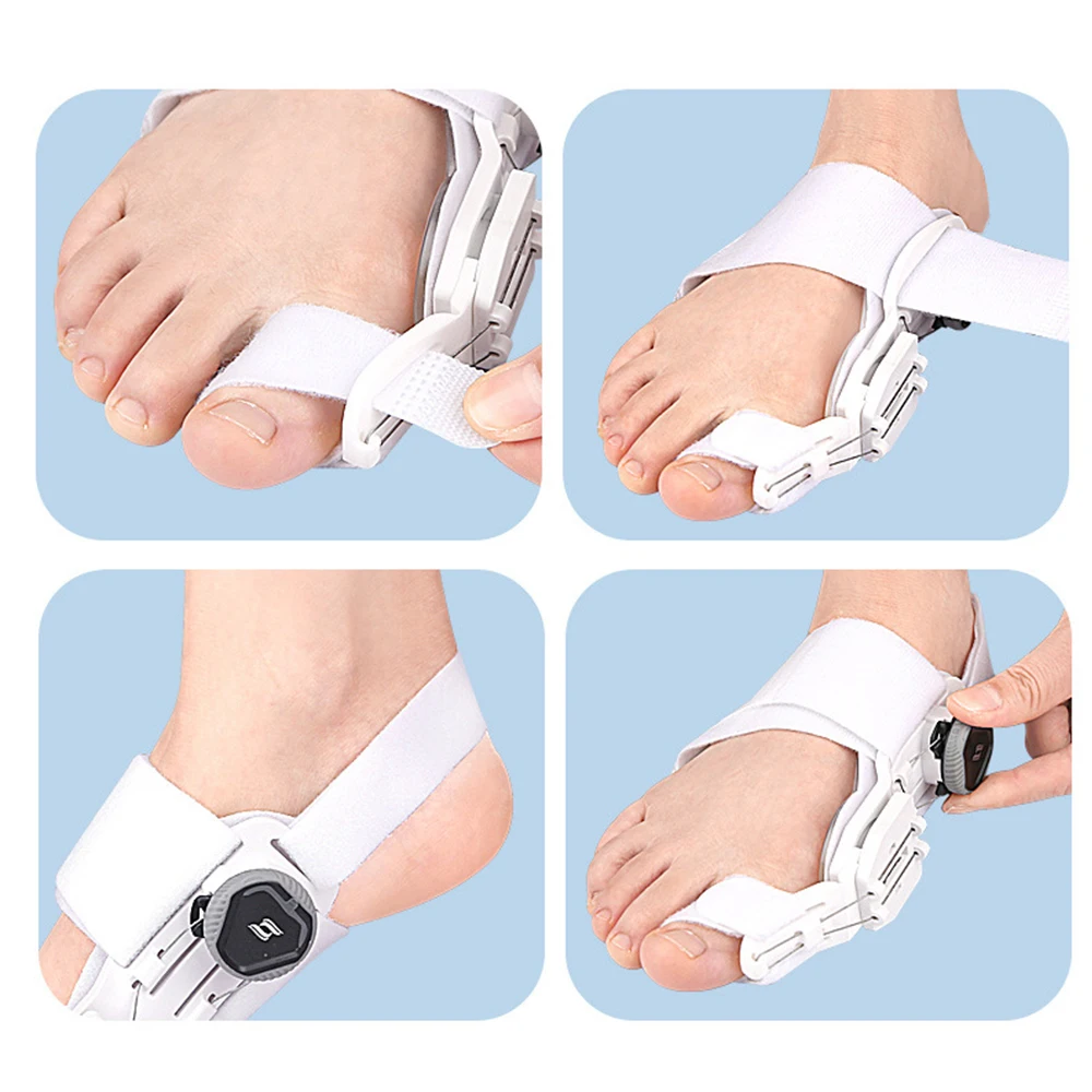 Toe Bunion Corrector Foot Hallux Valgus Orthotics Adjustable Toe Separator Straightener Feet Bone Thumb Adjuster Toe Correction