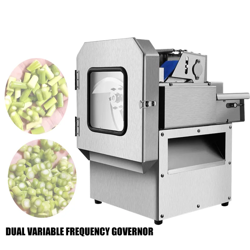 

Commercial Vegetable Cutter Onions Carrots Potato Cutter Shredder Leeks Dicing Machine Electric Vegetable Slicer Segmentation Ma