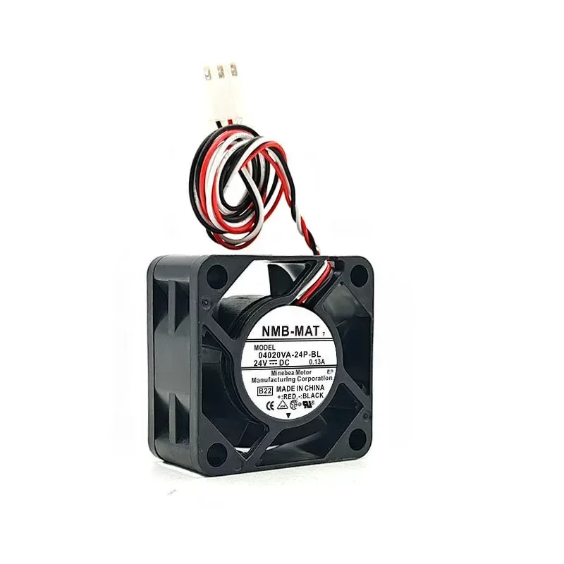 for NMB 04020VA-24P-BL Cooling Fan 24V 0.13A 40x40x20mm 4CM DC Brushless Blower for Yaskawa Inverter Replacement Original New