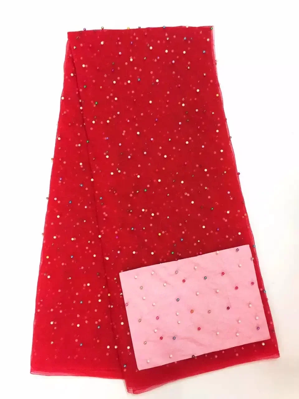 

Clearance Sale Embroidery African Lace Fabric 5 Yards High Quality French Tulle Lace Fabric Nigerian Lace Fabric for DIY Sewing