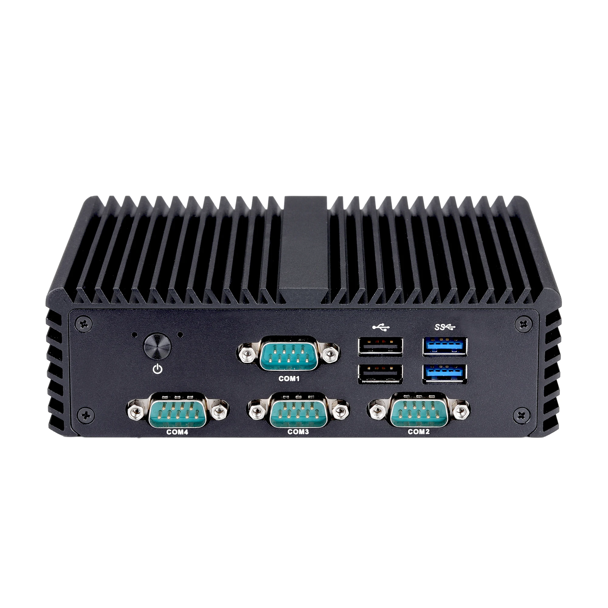 Qotom-Mini PC Fanless, mini PC, 2*2.5G, I225-V, LAN 4305U, 5205U, Pentium 5405U, i3, 10110U, 10210U ,DP, 4RS232, VGA, mini computador