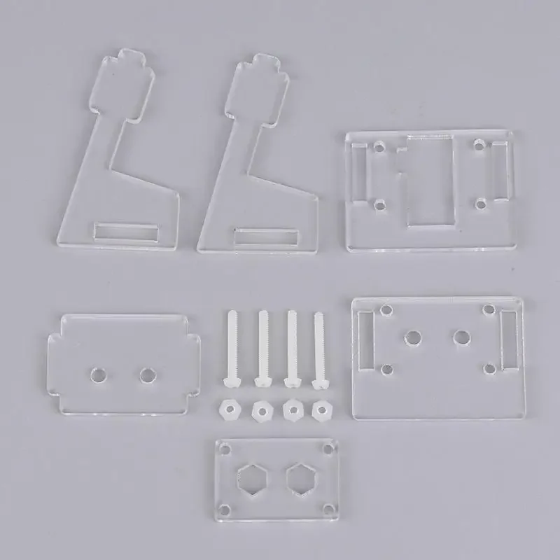 Suporte de câmera acrílico transparente - Suporte e estojo para câmera oficial V2 |   Compatível com Pi 4B/3B/Zero