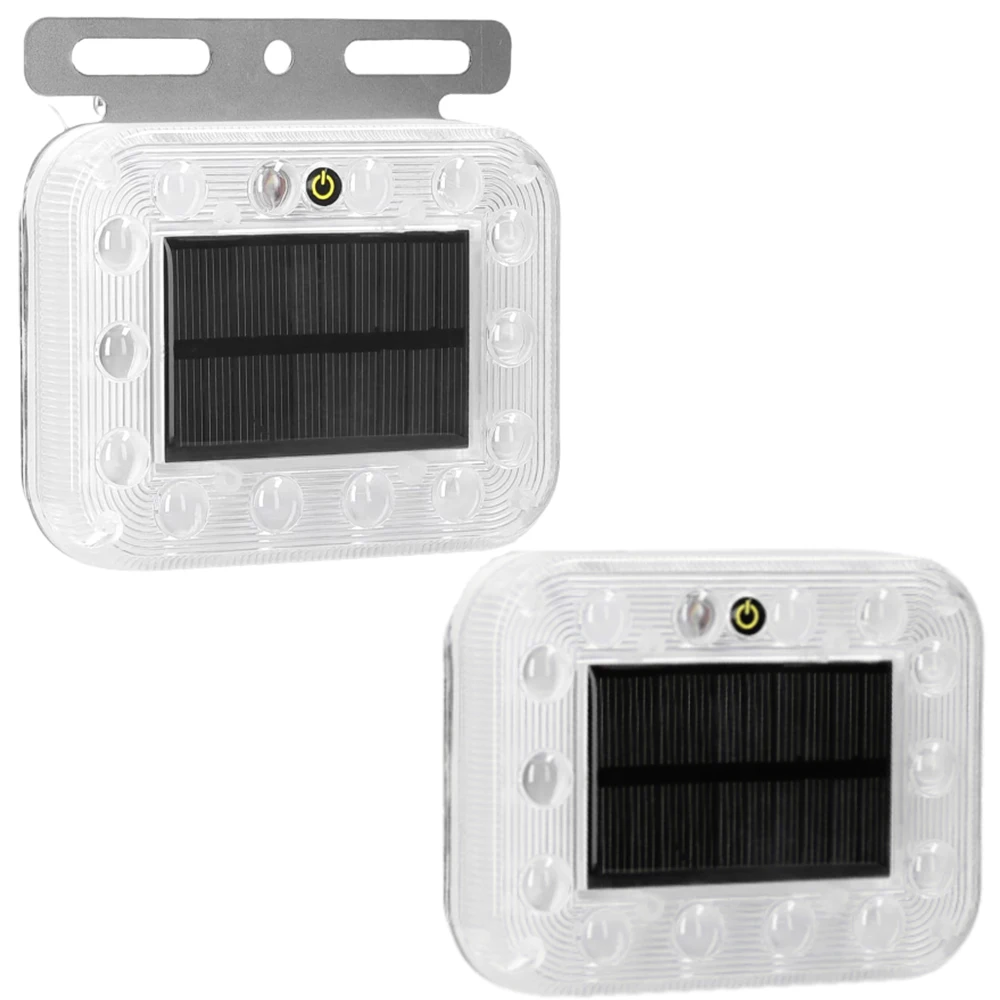 

Solar LED Flashing Warning Tail Lamp RGB Color Car Accessories for Universal Cars