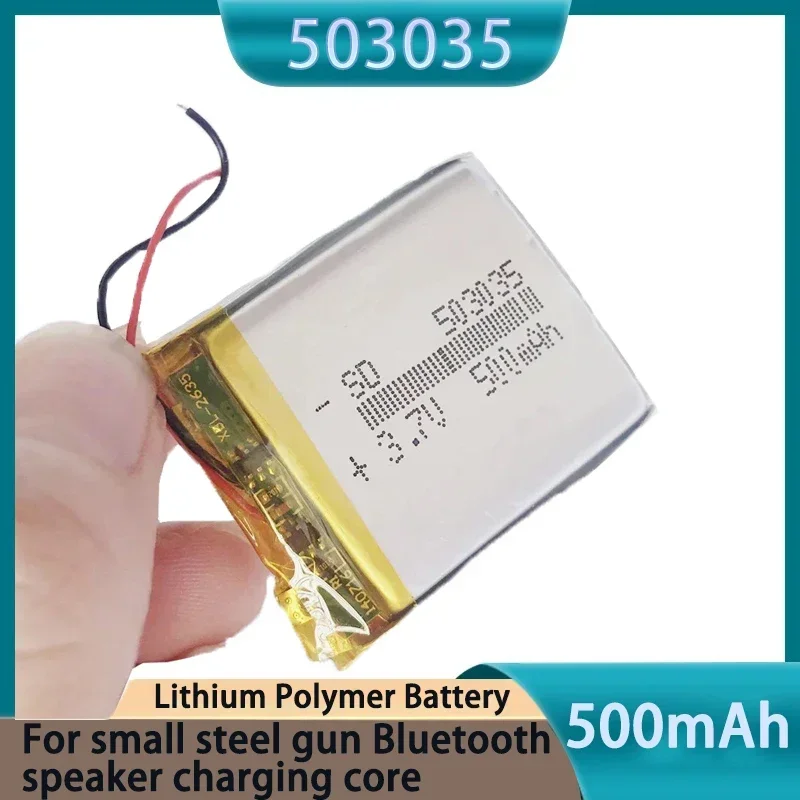 503035   Batería de polímero Li-ion li-po recargable de 3,7 V 500mAh para PSP PDA MP3 MP4 GPS auriculares Bluetooth altavoz