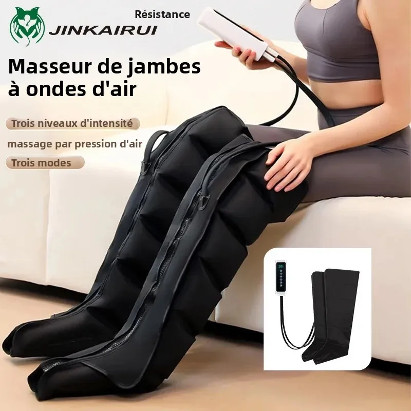 Masseur de jambes à pression d'air, bottes de Massage des pieds, pétrissage, compression, Relaxation profonde des mollets avec télécommande