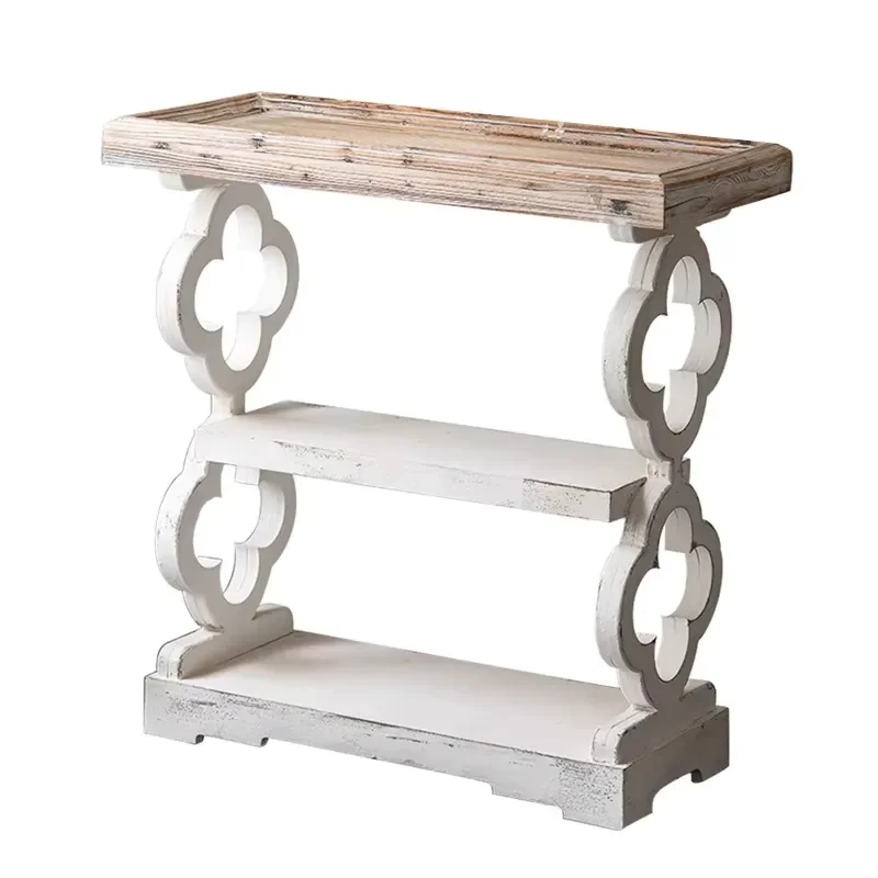 for Home Furniture Solid Wood Carvings Living Room Decorative Shelves Wall Mounted Display Rack Storage Shelf Ornament Stand
