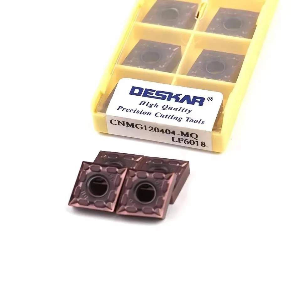 DESKAR CNMG120404/08-MA/HS/MQ/MS LF6018 Numerical Control Lathe Outer Circle Rhombus Turning Inserts Processing Stainless Steel