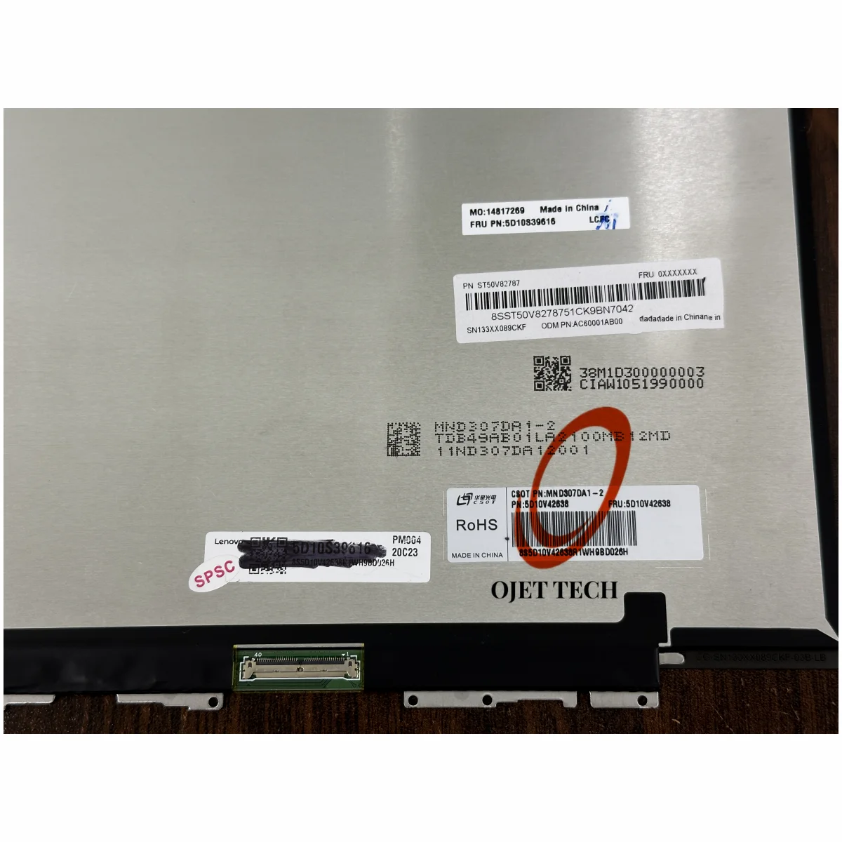 Imagem -04 - Montagem de Tela Lcd para Laptop para Lenovo Ideapad Substituição do Display S54013api 13are 13iml 13itl Wqxga 2560x1600 13.32023 2023