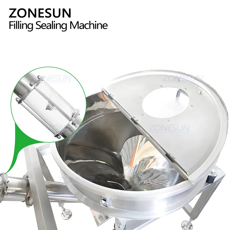 ZONESU ZS-FS06 التلقائي شكل عمودي التوابل المنظفات مسحوق حقيبة الحقيبة ملء ختم آلة التعبئة والتغليف مع اوجير المغذية