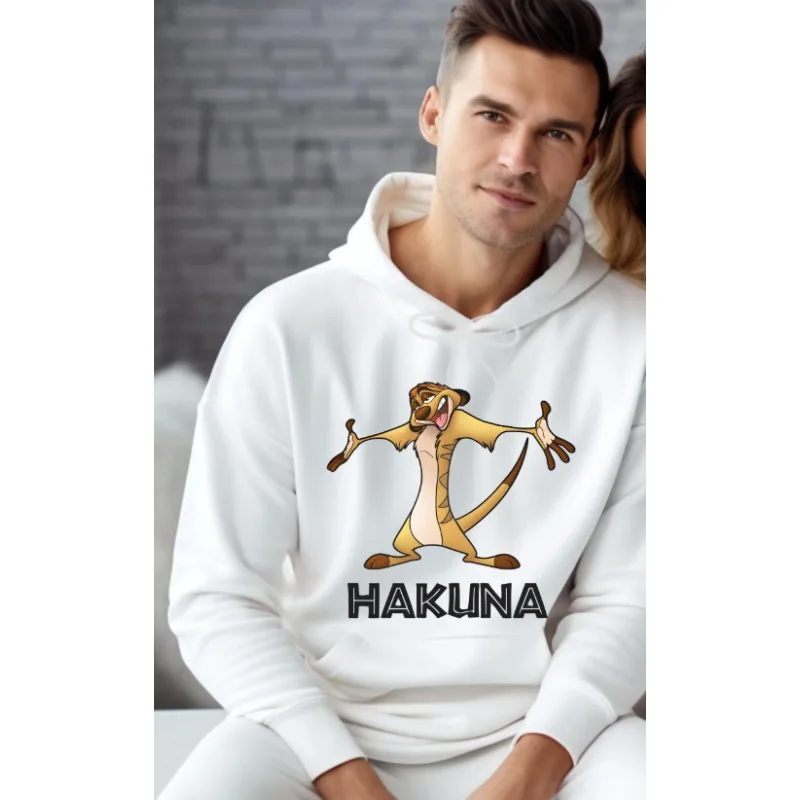 سويت شيرت Lion King، سويت شيرت Timon & Puma، سويت شيرت Hakuna Matata، مملكة Disney Animal، سترة Disneyland المتطابقة