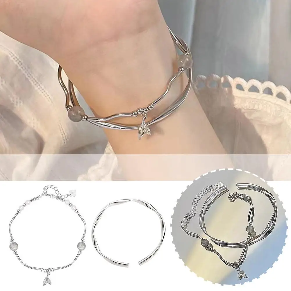 Cold Wind Fishtail Bracelet A Niche Temperament With Bracelet Chinese Simplicity New Fashion Style Of Sense A Sophisticatio Q0N0