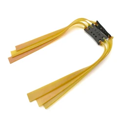 5 /10 PCS 1.5mm/0.06 Inch Thick Latex Flat Rubber Band Elastic Band Outdoor Shooting Accessories Leather Style and Color Random