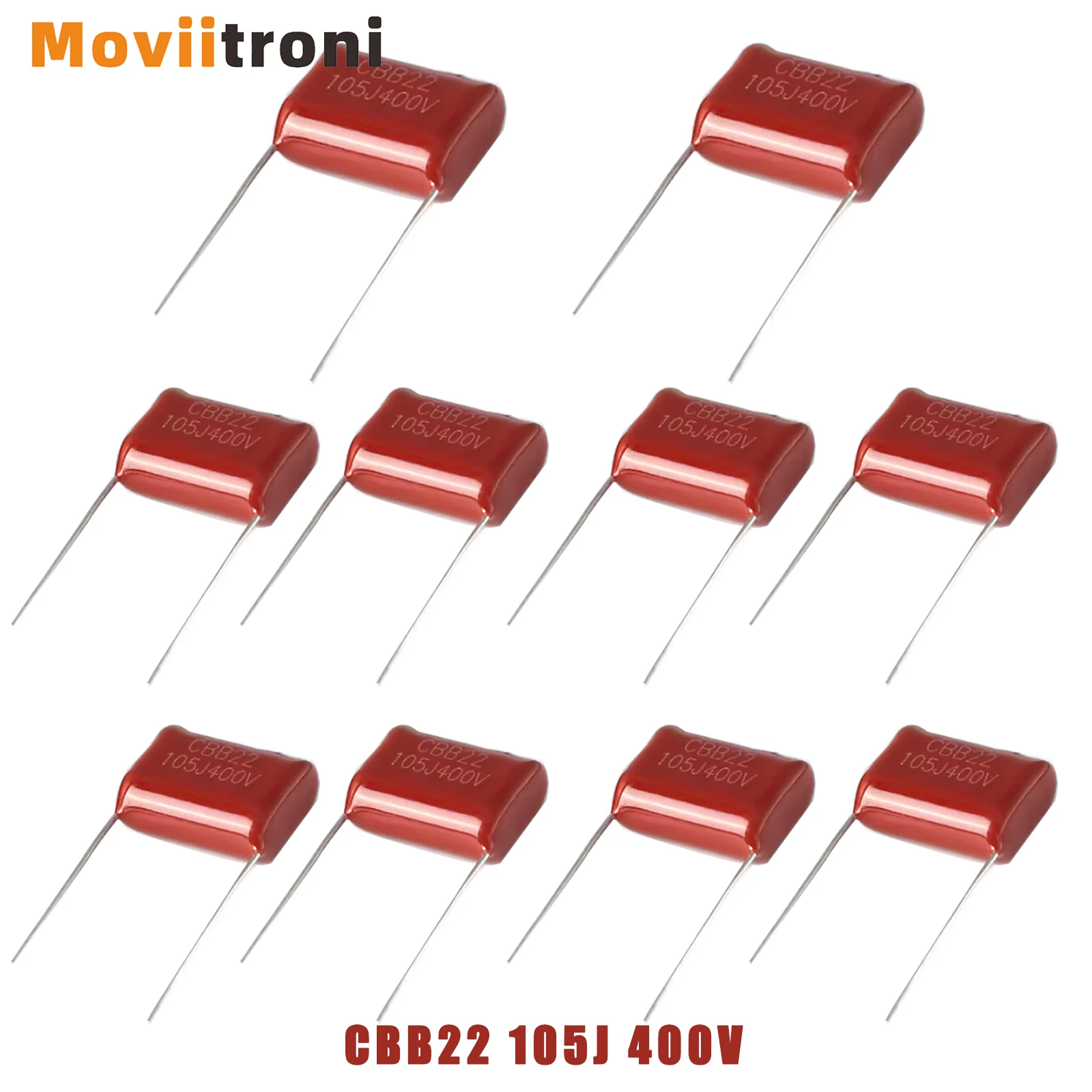 20pcs 105J 400V CBB22 Capacitors Metallized Polypropylene Film Capacitor 5% p15 p20 Pitch 15mm 20mm