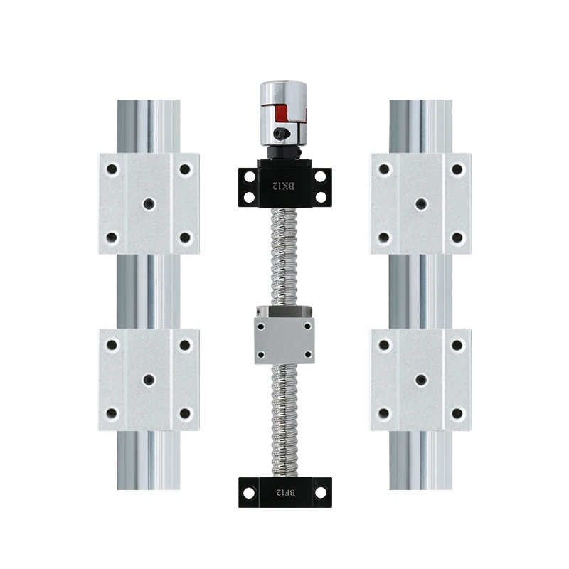Śruba kulowa CNC o długiej żywotności 16mm SBR16 i SFU1605-400 1200 1200mm skok 5mm wyprodukowana w Chinach do drukarki 3D