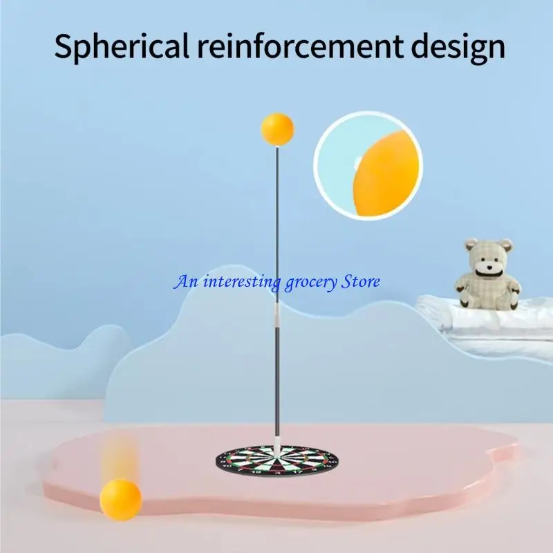 652D تنس الطاولة الكرة المرنة جهاز تدريب لاعب واحد مدرب تنس الطاولة