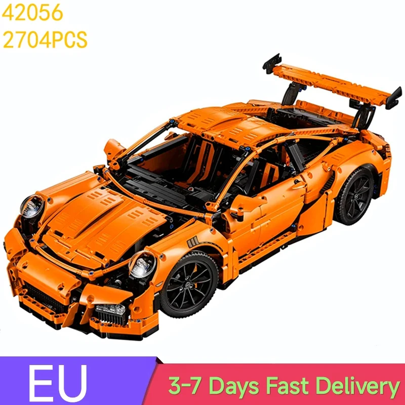 2704pieces Car Bricks GT3 RS Toys Constructor Model Building Blocks For Adults Birthday Christmas Gift Compatible With Set 42056