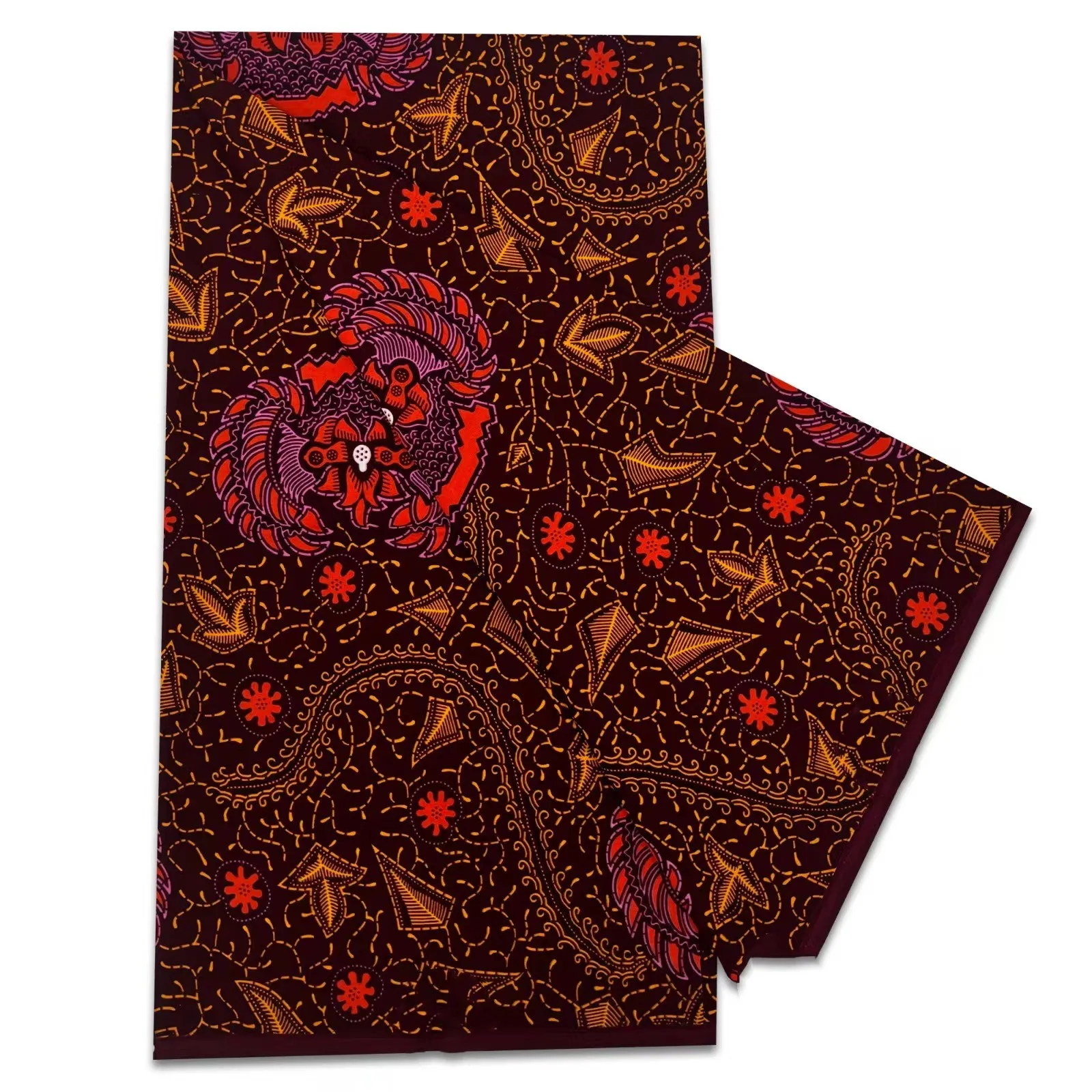 Tela de Batik holandesa Africana 2024 Real para vestido, tela de algodón con estampado de cera Ankara de alta calidad de Holanda, 6 yardas, HS1