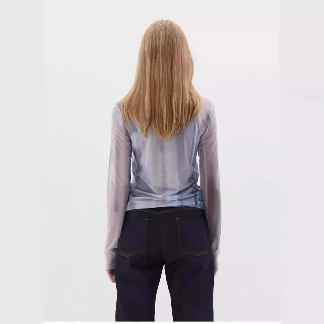 

Женская футболка с принтом Brand Me, модная, классическая, для похудения, весна-лето 2023, новинка, универсальная, длинная све