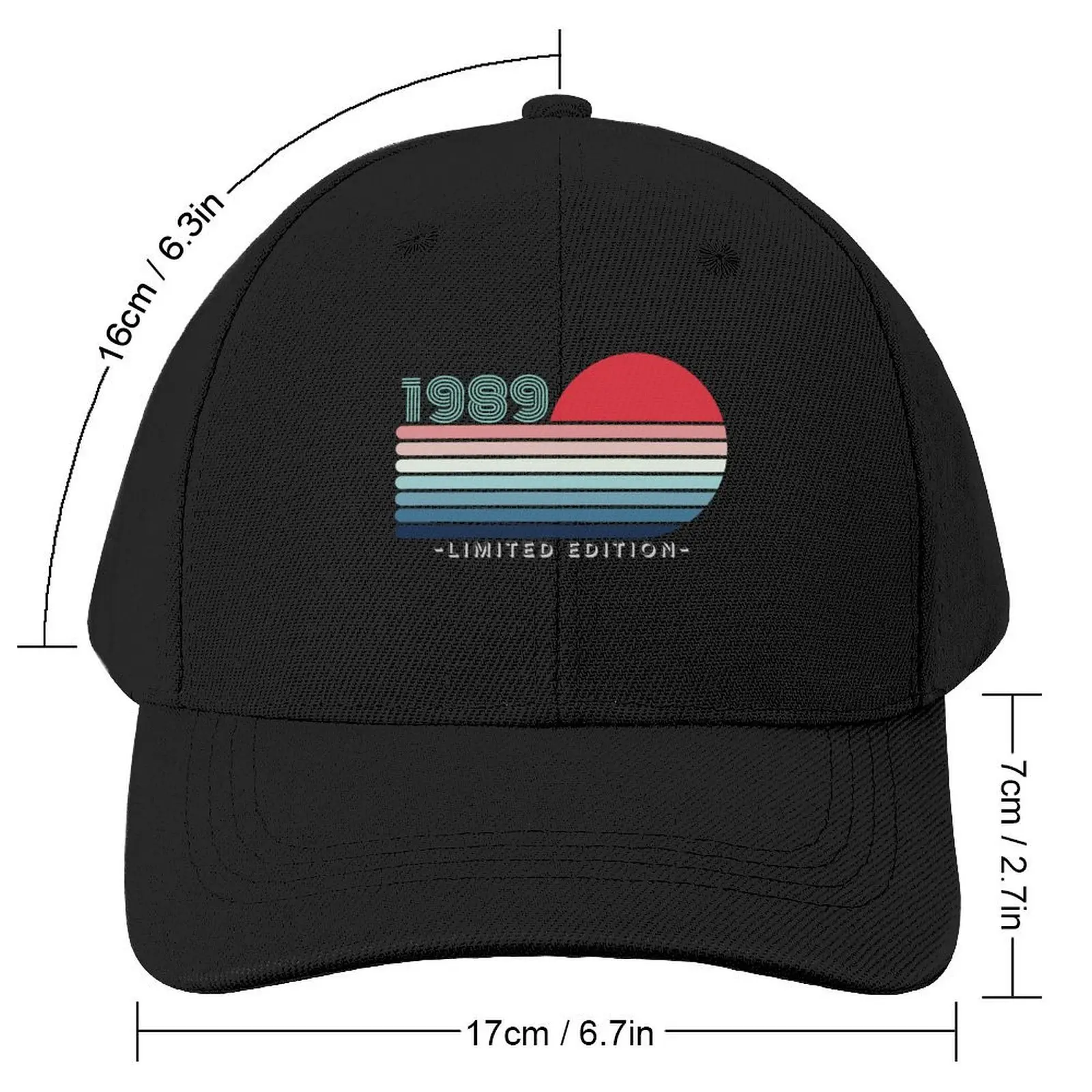 Limited Edition - Born In 1989 - Birthday - Legend Since 1989 Baseball Cap New In The Hat birthday Women's Beach Men's