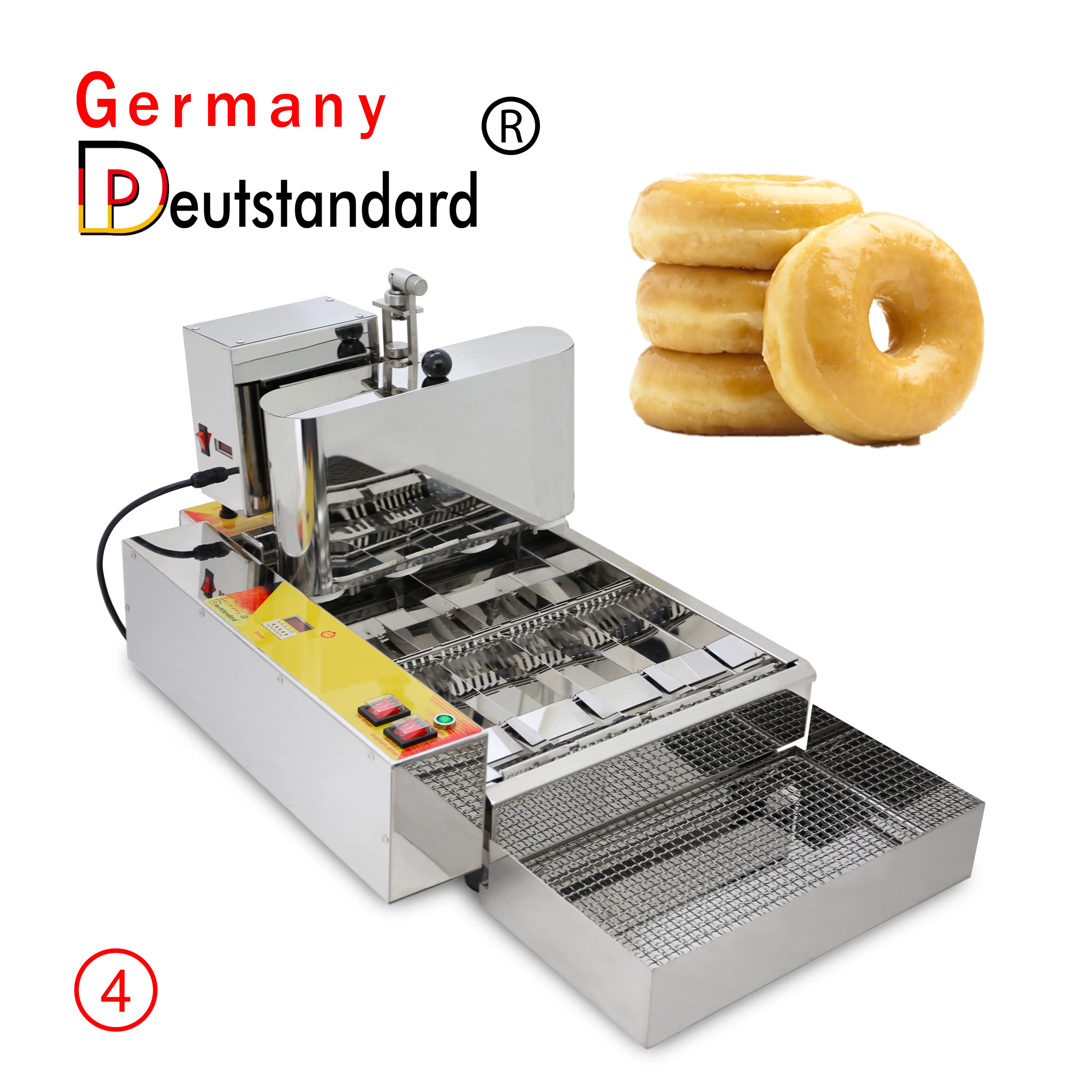 

Doughnut Making Machine 4 Rows Commercial Mochi Frying Donut Automatic Fryer Donut Machine for Sale
