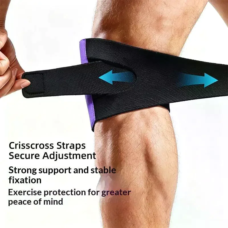 Adjustable Knee Brace Knee Compression Support With Patella Gel Pads & Side Stabilizers Sports,Basketball,Running,Cycling
