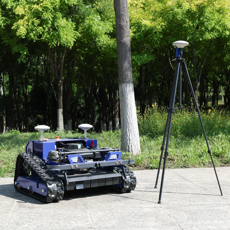 Customized Remote-controlled Hammer Mower Hammer Flail Mower Crawler Type Lawn Mower For Tough Wild Grass