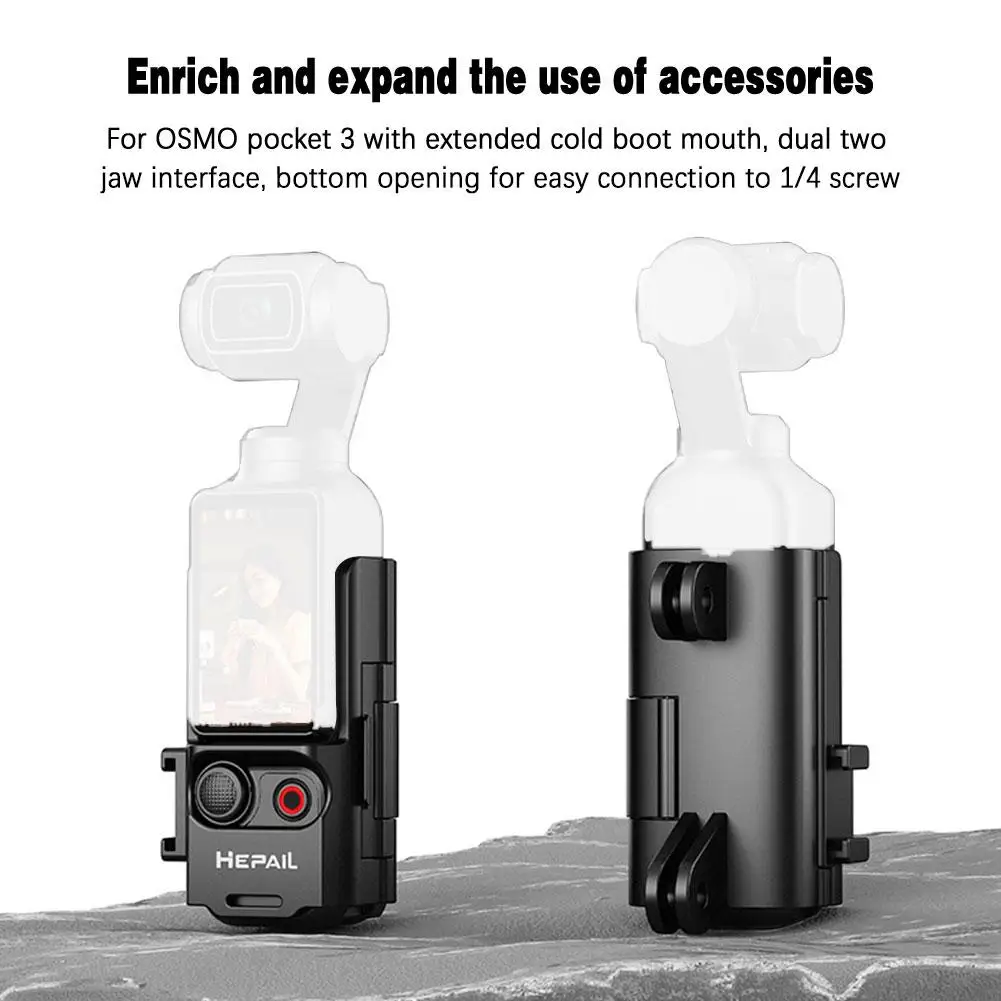 Extended Protective Frame Camera Accessories For Dji Osmo Pocket3 Multi-function Expansion Transfer Adapter Bord Q0a6