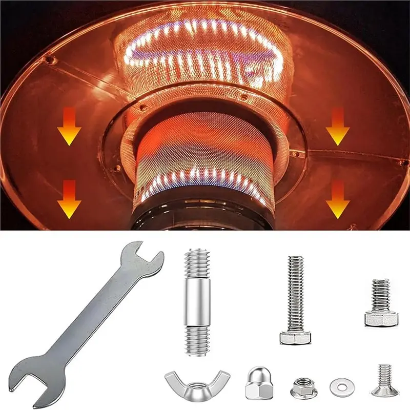 Replacement Hardware For Propane For Outdoor Space Heater-Bolt& Nut Set-For Patio Heater Accessories