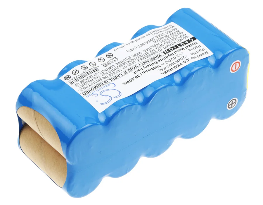 CS Replacement Battery For Falard LEM 460 Transport Trolleys Sel, PEM 807 Self-Propelled Gantrie, 3000mAh/36.00Wh